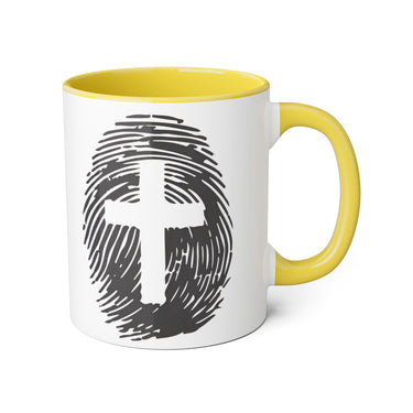 Faith Culture - Marked by the Cross - Christian Accent Coffee Mug, 11oz