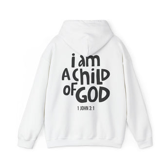 Faith Culture I Am a Child of God Hoodie | 1 John 3:1 Christian Father’s Day Gift