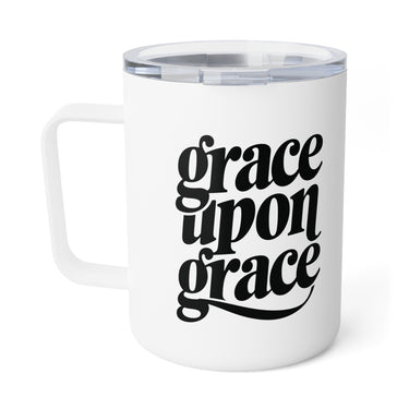 Faith Culture – Grace Upon Grace – Christian Coffee and Tea Mug, 10oz