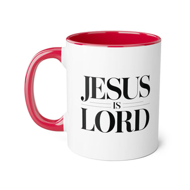 Faith Culture - Jesus Is Lord - Christian Accent Coffee Mug, 11oz