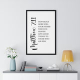 Faith Culture - Matthew 7:11 Christian Scripture Wall Art Good Gifts from the Father
