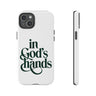 In God's Hands Phone Case | Christian Phone Case iPhone 15 Plus Glossy