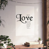 Faith Culture - See What Kind of Love Christian Poster 1 John 3:1 Scripture Wall Art