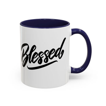 Faith Culture - Blessed - Christian Thanksgiving Accent Coffee Mug, 11oz and 15oz