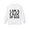 Faith Culture - I Am a Child of God Christian Sweatshirt | Inspirational Bible Verse Apparel White
