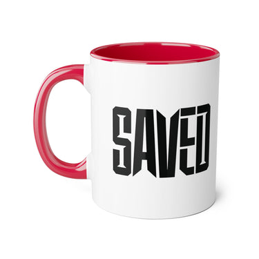 Faith Culture - SAVED - Christian Accent Coffee Mug, 11oz