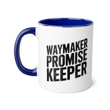 Faith Culture - Waymaker Promise Keeper - Christian Accent Coffee Mug, 11oz