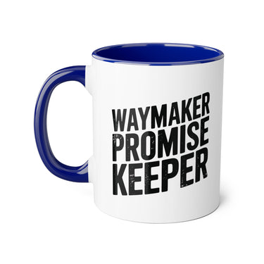 Faith Culture - Waymaker Promise Keeper - Christian Accent Coffee Mug, 11oz