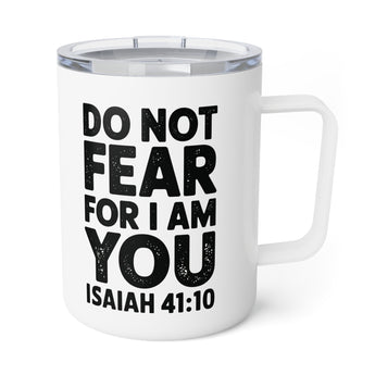 Faith Culture – Do Not Fear for I Am with You (Isaiah 41:10) – Christian Coffee and Tea Mug, 10oz 10oz White