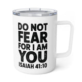 Faith Culture – Do Not Fear for I Am with You (Isaiah 41:10) – Christian Coffee and Tea Mug, 10oz 10oz White