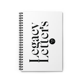 Faith Culture - Legacy Letters Vol. I Spiral Notebook Christian Journal for Writing and Reflection One Size