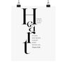 Create in Me a Clean Heart Wall Poster | Psalm 51:10 Christian Decor 8" x 10" Matte