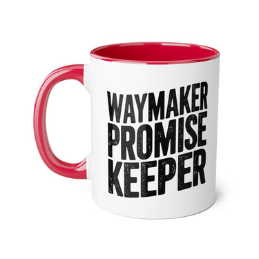 Faith Culture - Waymaker Promise Keeper - Christian Accent Coffee Mug, 11oz
