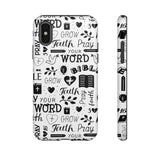 Prayer and Faith Christian Tough Phone Cases iPhone XS Matte