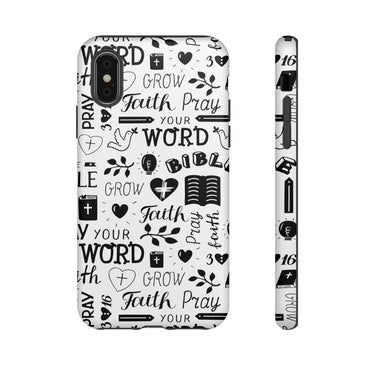Prayer and Faith Christian Tough Phone Cases iPhone XS Matte