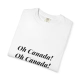 Faith Culture - Oh Canada! Unisex T-Shirt – White | National Anthem-Inspired Tee