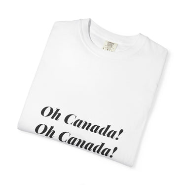 Faith Culture - Oh Canada! Unisex T-Shirt – White | National Anthem-Inspired Tee