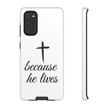 Because He Lives Tough Case Samsung Galaxy S20 Glossy