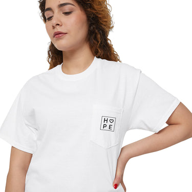 Faith Culture - HOPE - Christian Unisex Heavy Cotton Pocket Tee