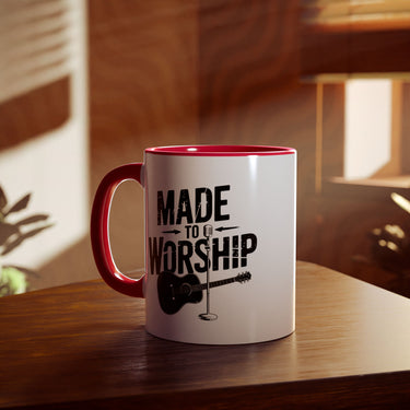 Faith Culture - Made to Worship - Christian Accent Coffee Mug, 11oz