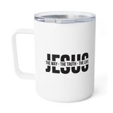 Faith Culture – Jesus: The Way, The Truth, The Life – Christian Coffee and Tea Mug, 10oz