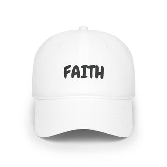Faith Culture – FAITH Christian Baseball Cap | Bold Simplicity, Everyday Witness White One size