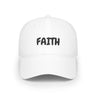 Faith Culture – FAITH Christian Baseball Cap | Bold Simplicity, Everyday Witness White One size