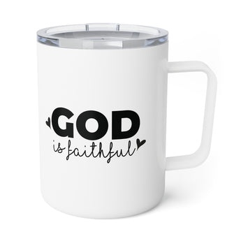Faith Culture – God Is Faithful – Christian Coffee and Tea Mug, 10oz 10oz White