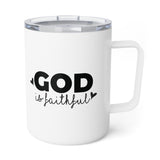 Faith Culture – God Is Faithful – Christian Coffee and Tea Mug, 10oz 10oz White