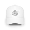 Faith Culture - Made in Canada Stamp Low Profile Baseball Cap – White | Vintage Canadian Pride Hat White One size