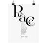Peace I Leave with You Wall Poster | John 14:27 Christian Decor 8" x 10" Matte