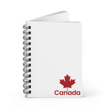 Faith Culture – Canada Maple Leaf Spiral Journal | Classic Canadian Flag-Inspired Notebook