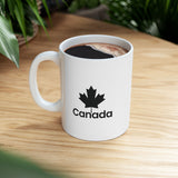 Faith Culture – Canada Maple Leaf Mug – 11oz & 15oz | Classic Patriotic Coffee Cup 11oz