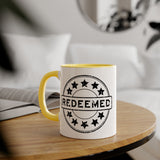 Faith Culture - Redeemed - Christian Accent Coffee Mug, 11oz