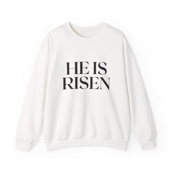 He Is Risen Minimal Easter Christian Sweatshirt