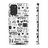 Prayer and Faith Christian Tough Phone Cases Samsung Galaxy S20+ Matte