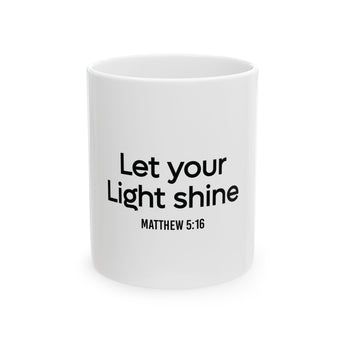 Let Your Light Shine Christian Mug | Matthew 5:16