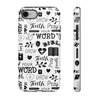 Prayer and Faith Christian Tough Phone Cases iPhone 8 Matte