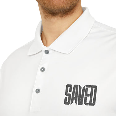 Faith Culture - SAVED - Christian Unisex Performance Polo by adidas®