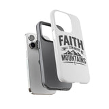 Faith Culture – Faith Can Move Mountains Christian Tough Phone Case iPhone 14 Pro Glossy