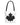 Faith Culture – Black Maple Leaf Tote Bag | Modern Minimalist Canadian Carryall 13" × 13'' Black