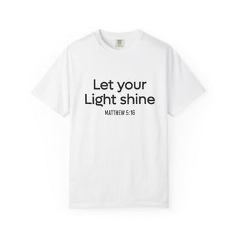 Let Your Light Shine Christian T Shirt | Matthew 5:16