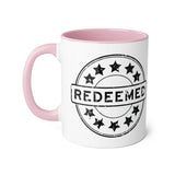 Faith Culture - Redeemed - Christian Accent Coffee Mug, 11oz