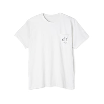 Faith Culture - Peace - Christian Unisex Heavy Cotton Pocket Tee White
