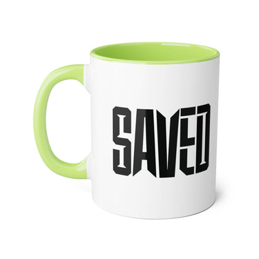 Faith Culture - SAVED - Christian Accent Coffee Mug, 11oz