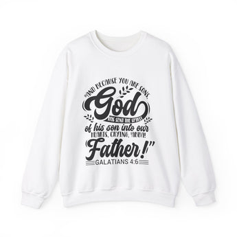 Faith Culture - Abba Father - Christian Unisex Heavy Blend™ Crewneck Sweatshirt