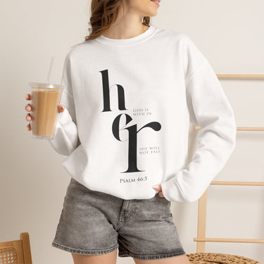 God Is Within Her crewneck sweatshirt product detail