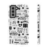 Prayer and Faith Christian Tough Phone Cases Samsung Galaxy S21 Matte