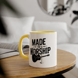 Faith Culture - Made to Worship - Christian Accent Coffee Mug, 11oz