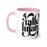 Faith Culture - Hallelujah - Christian Accent Coffee Mug, 11oz
